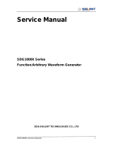 SIGLENT SDG1000X Series Function/Arbitrary Waveform Generator User manual