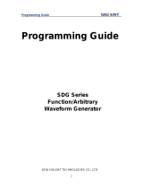 SIGLENT SDG2000X Series Function/Arbitrary Waveform Generator Programming Guide