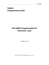 SIGLENT SDL1000X/X-E Series Programmable DC Electronic Load Programming Guide