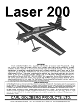 Carl Goldberg Laser 200 Owner's manual