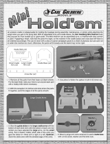 Carl Goldberg Mini Hold’em Electric Airplane Cradle Owner's manual