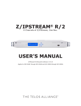 Telos Alliance Z/IPStream R/2 User manual