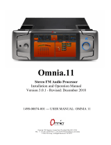Telos Alliance Omnia.11 User manual