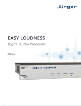 Junger Audio EASY LOUDNESS AoIP User manual