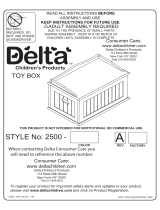Delta Children Solutions Toy Box Assembly Instructions
