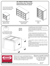 Delta Children Chateau Double Dresser Operating instructions