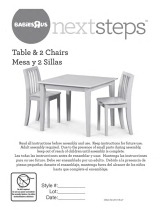 Delta Children Next Step Table and Chairs Assembly Instructions