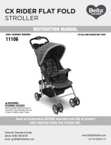 Delta ChildrenCX Rider Flat-Fold Stroller