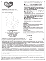 Delta ChildrenParker Nursery Glider Swivel Rocker Chair