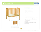 Delta ChildrenFolding Portable Mini Baby Crib