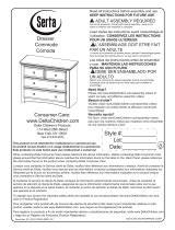 Serta 4 Drawer Dresser User manual