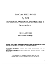 RCS RMC28 Owner's manual