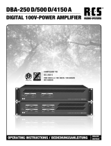 RCS DBA-250D-500D-4150A Owner's manual