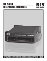 RCS TIF-404C Owner's manual