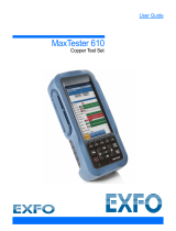 EXFO MaxTester MAX-610 User manual