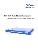 EXFO MXS-9100 MEMS MxN Rackmount Switch User guide