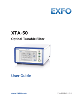 EXFO XTA-50 optical tunable filter User guide
