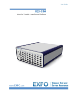 EXFO IQS-636 Modular Tunable Laser Source Platform User guide
