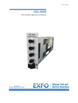 EXFO IQS-2800 Tunable Light Source Module User guide