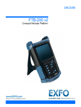 EXFO FTB-200 V2 Compact Modular Platform User guide