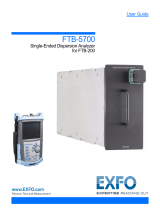 EXFO FTB-5700 for FTB-200 User guide