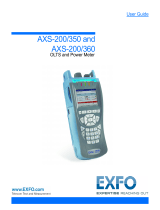 EXFO AXS-200/350/360 User guide