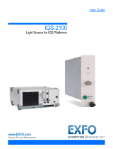 EXFO IQS-2100 Light Source for IQS-500/600 User guide
