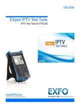 EXFO EXpert IPTV Test Tools (FTB-200v2) User guide