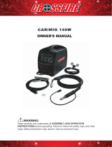 Crossfire CARIMIG 140 Owner's manual