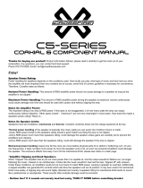 Crossfire C5-Series Owner's manual