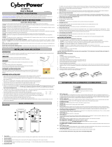 CyberPower A1500SP1 User manual