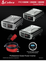 Cobra PRO 3000W Owner's manual