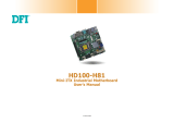 DFI HD100-H81 Owner's manual
