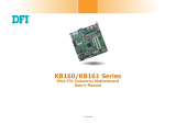 DFI KB160/KB161 Owner's manual