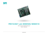 DFI PR610-C621 Owner's manual
