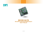 DFI SD330-Q170 User manual