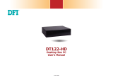 DFI DT122-HD Owner's manual