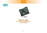 DFI HD631-Q87 Owner's manual