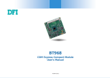 DFI BT968 Owner's manual