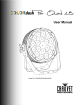 Chauvet COLORdash Par-Quad 18 User manual