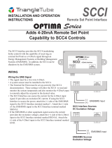 TRIANGLE TUBE Optima Series SCCI Operating instructions