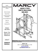 Marcy SM-4903 Owner's manual