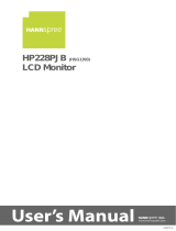 Hannspree HP228PJB User manual