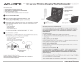 ACU-RITE Wireless Forecaster with Wireless Charger User manual