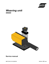 ESAB Weaving unit W8000 User manual