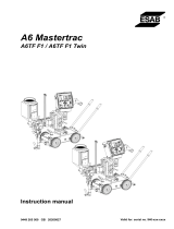 ESAB A6 Mastertrac A6TF F1 / A6TF F1 Twin User manual