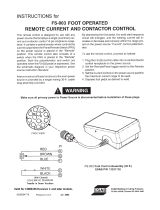 ESAB FS-003 Foot Operated Remote Current and Contactor Control Troubleshooting instruction