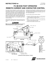 ESAB FC-5B EHD Foot Operated Remote Current and Contactor Control Troubleshooting instruction