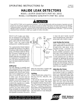 ESAB Halide Leak Detectors User manual