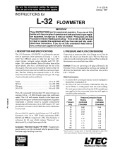 ESAB L-32 Flowmeter Troubleshooting instruction